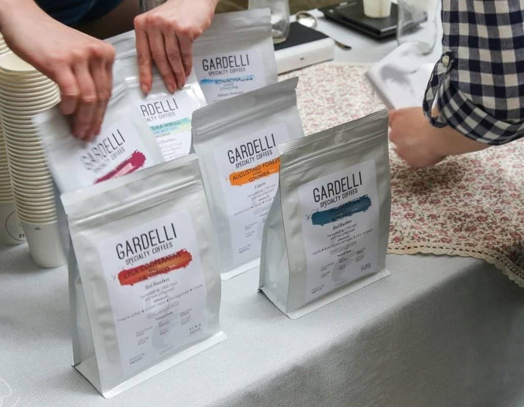 gardelli coffee, packaging, Italy