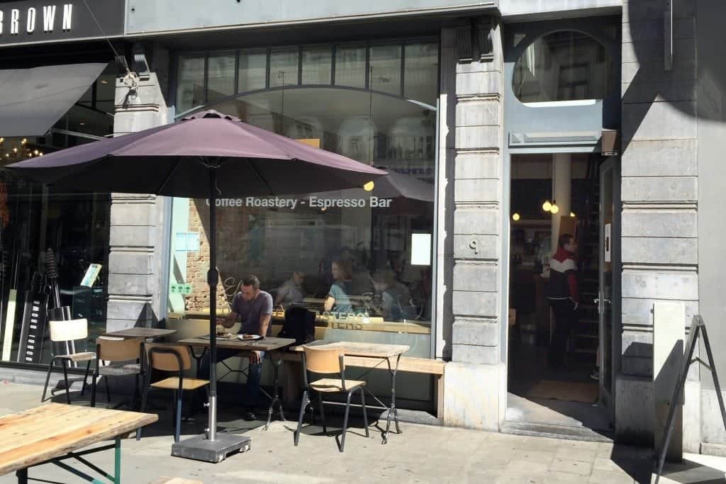 OR Coffee Bar, Brussels, entrance