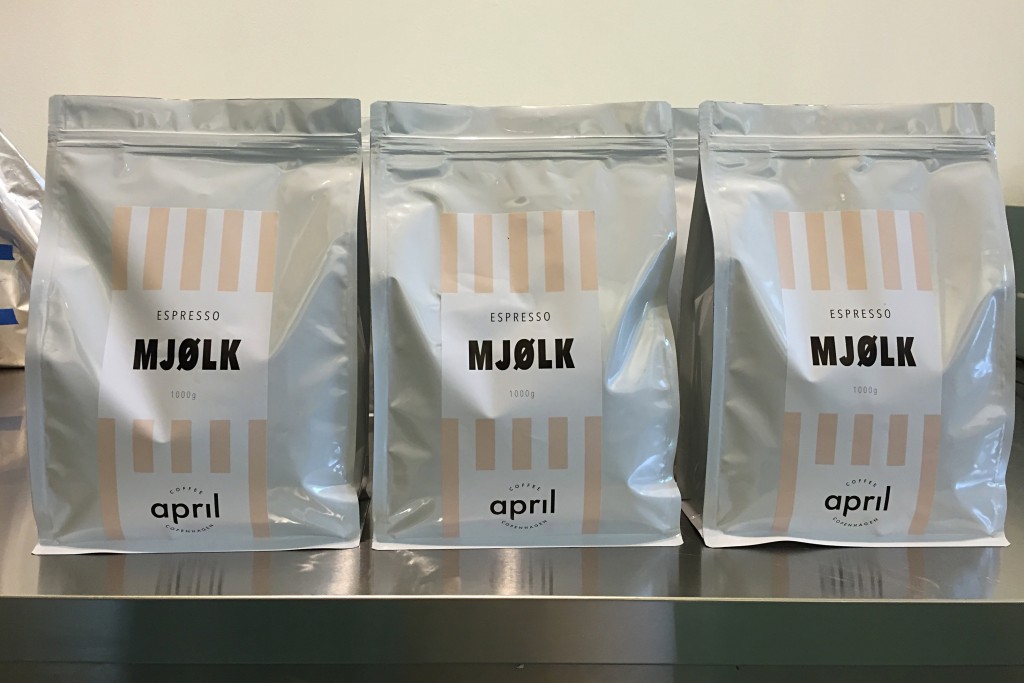 Milk coffee, April