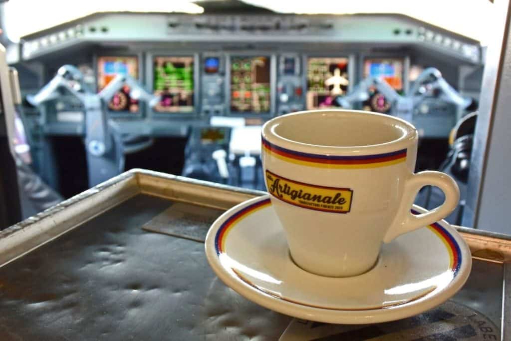 Airplane coffee