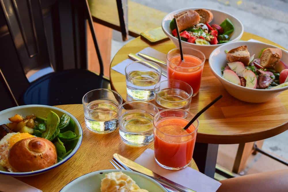 Daily menu at Café La Fiancée, Toulouse