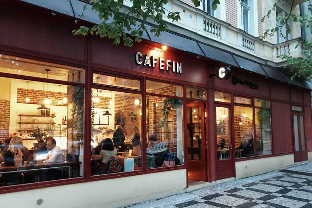 Cafefin outside