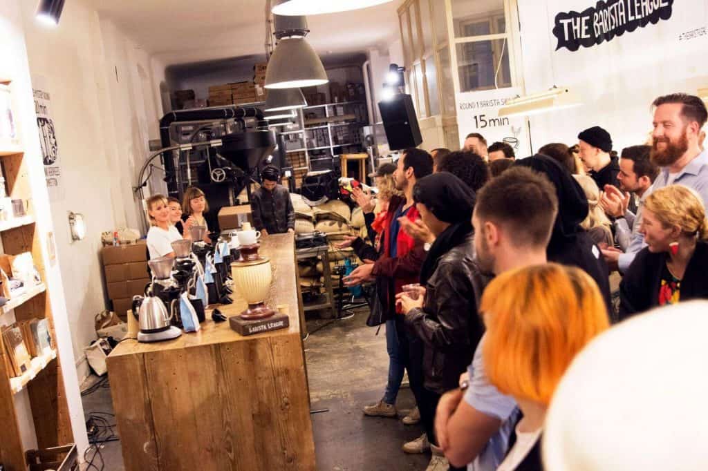 The crowd at The Barista League Berlin