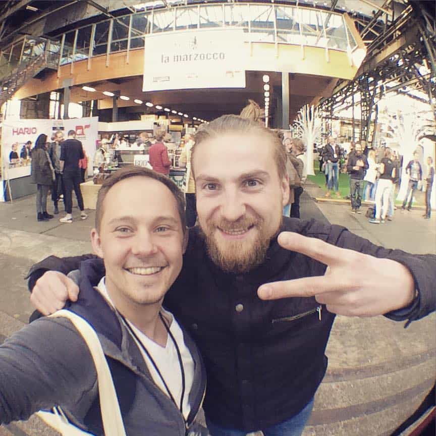 Ales Pospisil & Damian Durda at the Amsterdam Coffee Festival