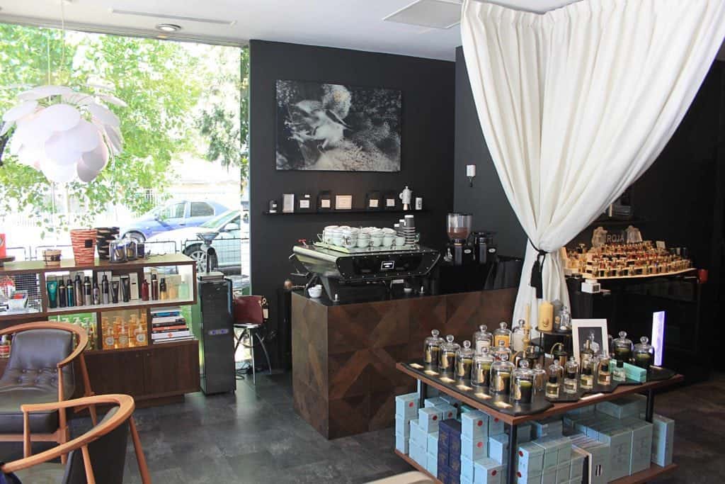 interior of Madison Perfumery Bucharest