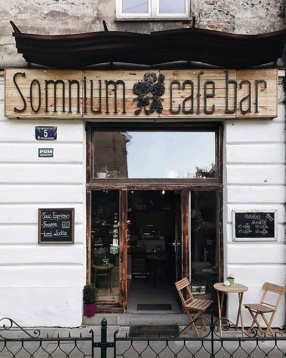 Somnium Cafe Bar Krakow, Poland European Coffee Trip