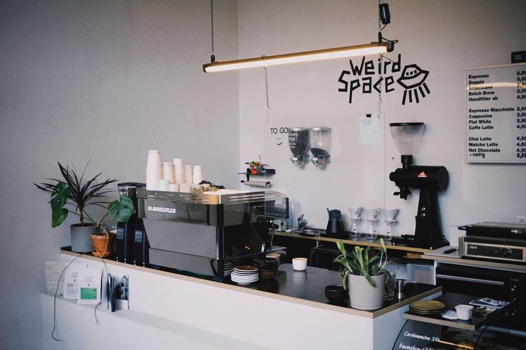 Weird Space Dusseldorf, Germany European Coffee Trip