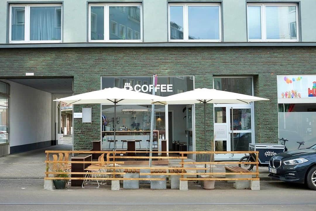 Weird Space Dusseldorf, Germany European Coffee Trip